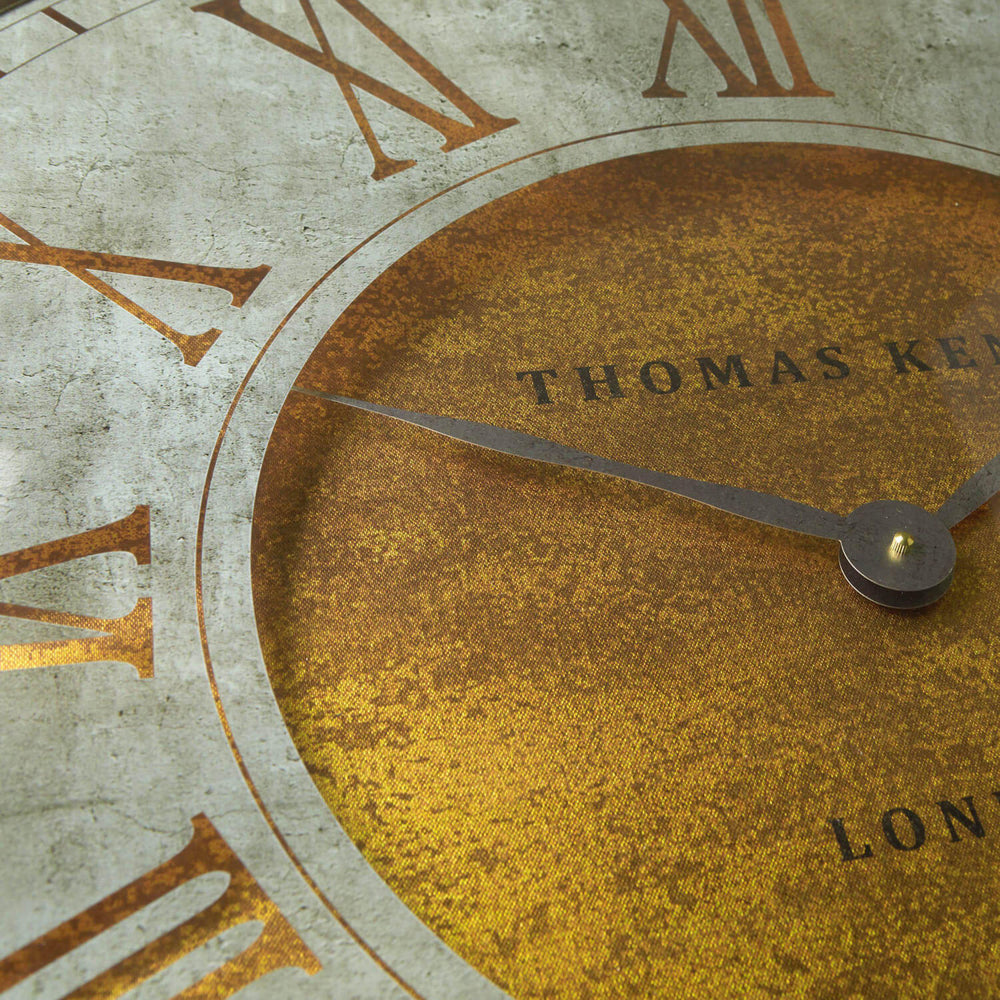 Thomas Kent London. Florentine Star Wall Clock 30" (74cm) Gold. - TheArtistsQuarter
