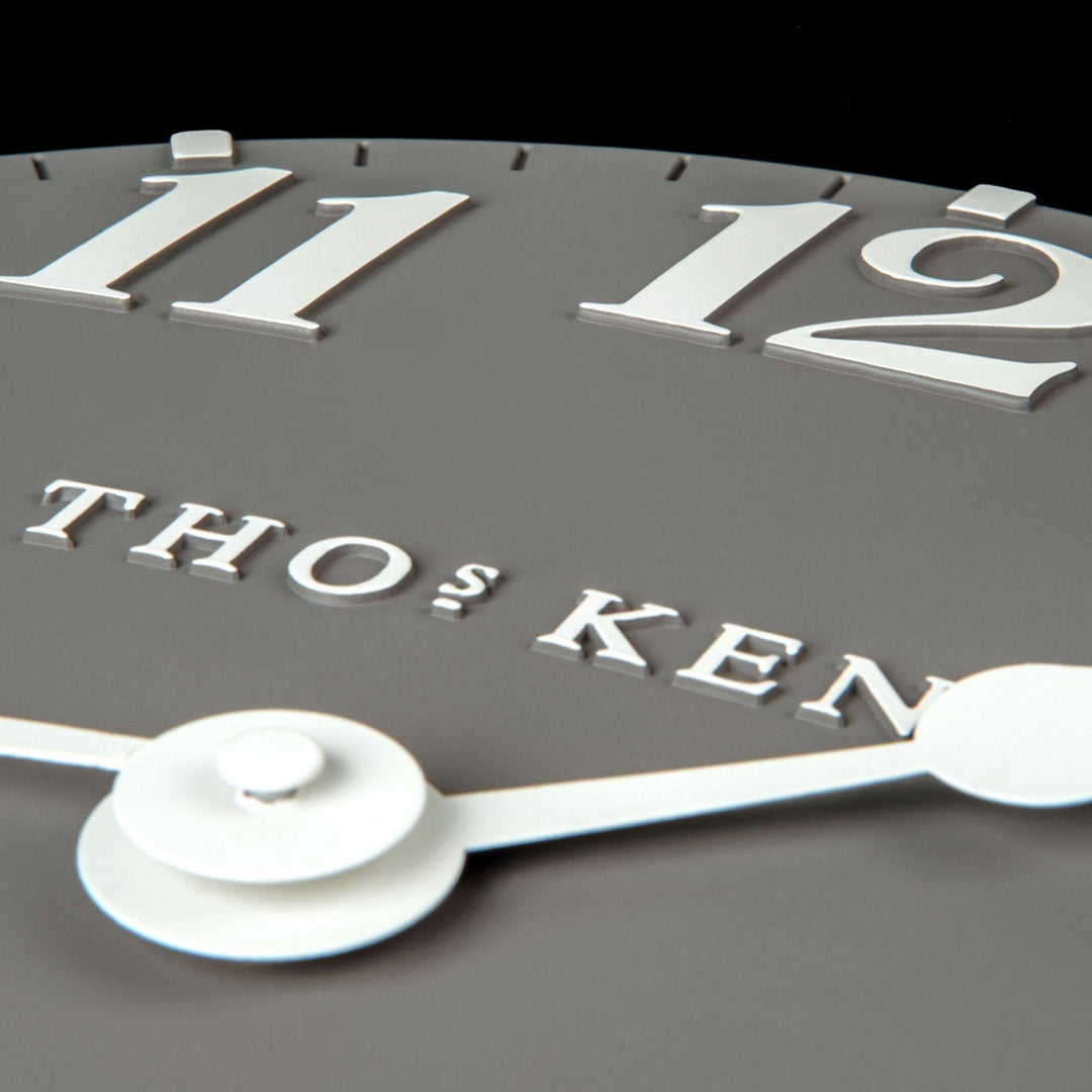 Thomas Kent London. Arabic Wall Clock 12" (31 cm) Dolphin Grey - TheArtistsQuarter