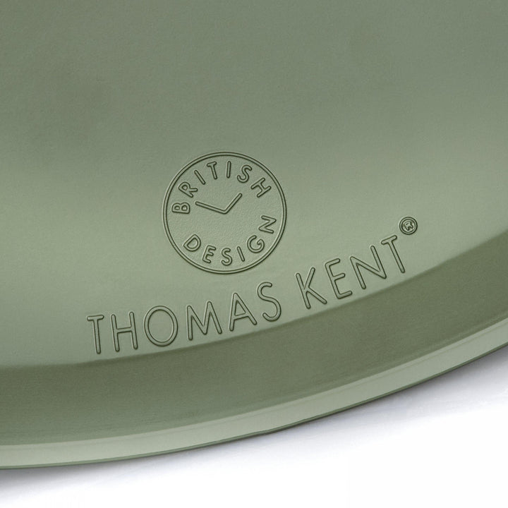 Thomas Kent London. Arabic Wall Clock 12" (31cm) Lichen Green *PRE-ORDER DEL JUNE* - TheArtistsQuarter