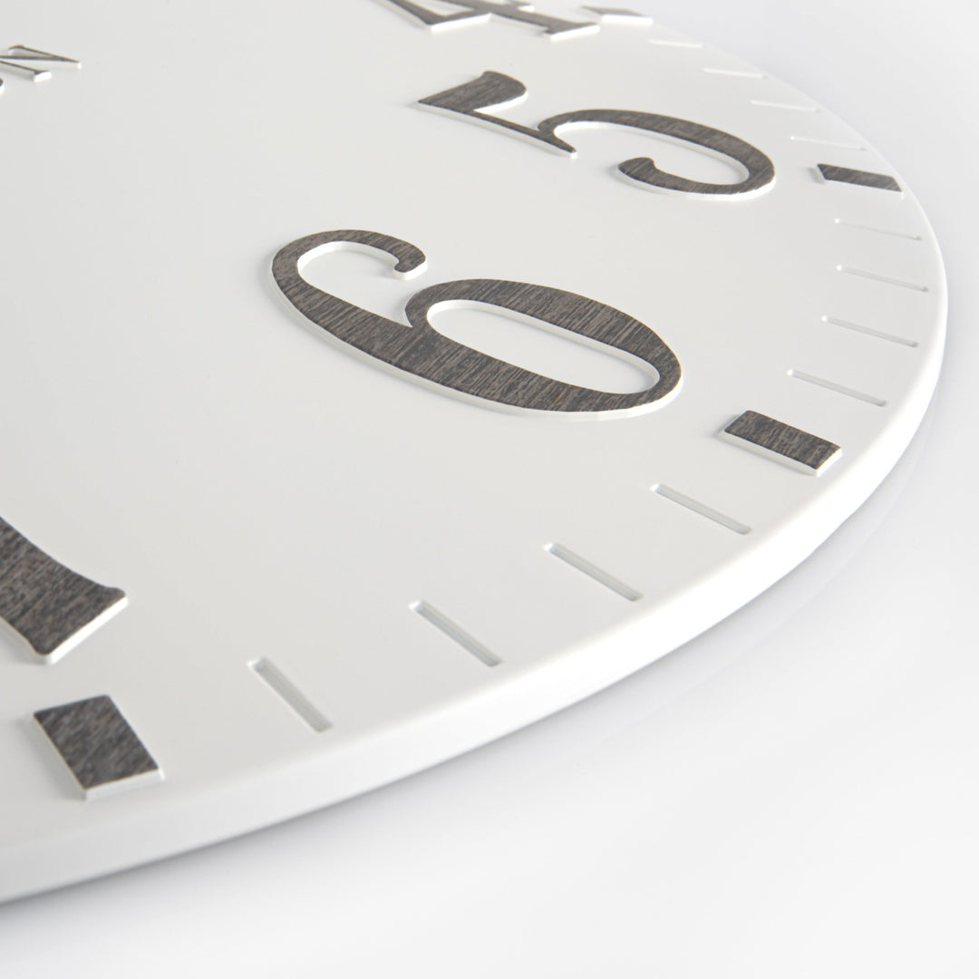 Thomas Kent London. Arabic Wall Clock 20" (51cm) Limestone - TheArtistsQuarter