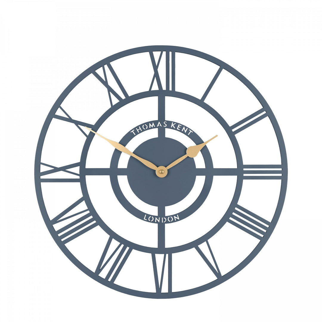 Thomas Kent London. Bright Star Wall Clock 16" (40cm) Deep Sea *NEW* - TheArtistsQuarter