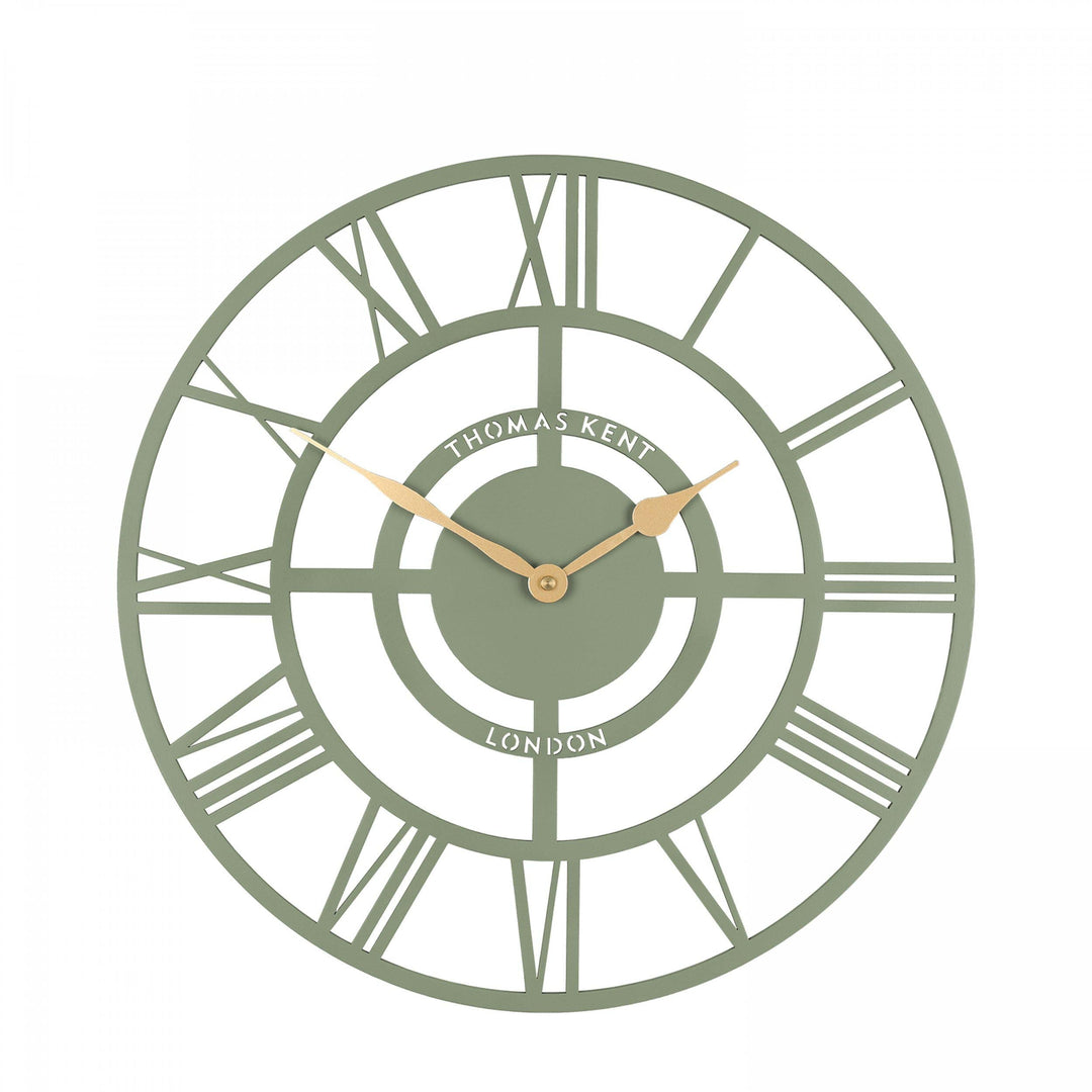 Thomas Kent London. Bright Star Wall Clock 16" (40cm) Olive *NEW* - TheArtistsQuarter