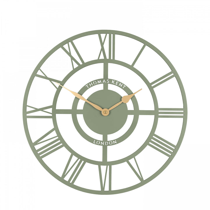 Thomas Kent London. Bright Star Wall Clock 16" (40cm) Olive *NEW* - TheArtistsQuarter