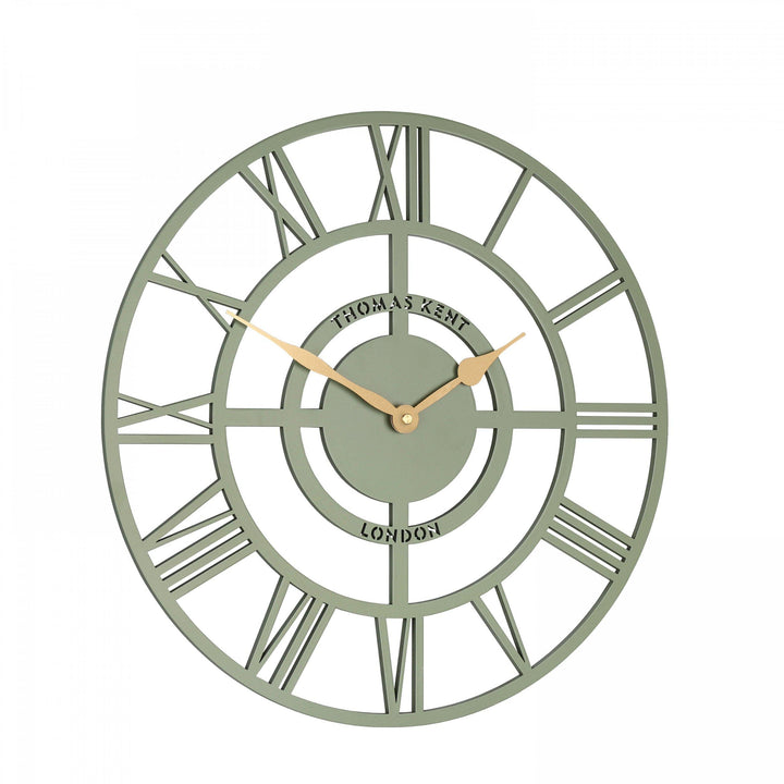 Thomas Kent London. Bright Star Wall Clock 16" (40cm) Olive *NEW* - TheArtistsQuarter