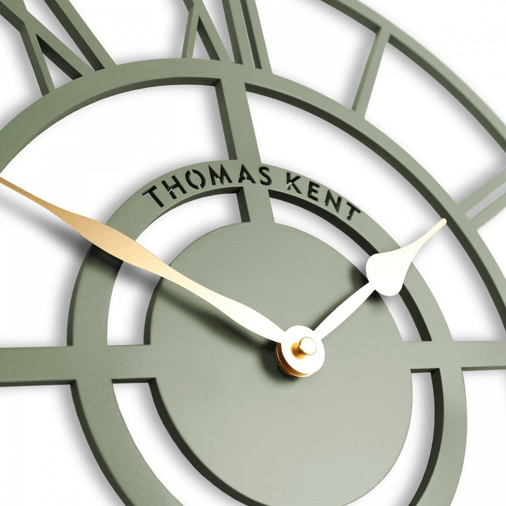 Thomas Kent London. Bright Star Wall Clock 16" (40cm) Olive *NEW* - TheArtistsQuarter