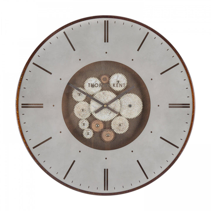 Thomas Kent London. Clocksmith Cog Wall Clock 21" (53cm) Bronze - TheArtistsQuarter