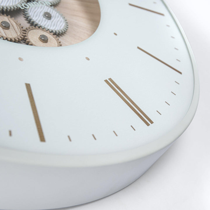 Thomas Kent London. Clocksmith Cog Wall Clock 21" (53cm) Ivory *PRE-ORDER DELIVERY LATE JULY* - TheArtistsQuarter