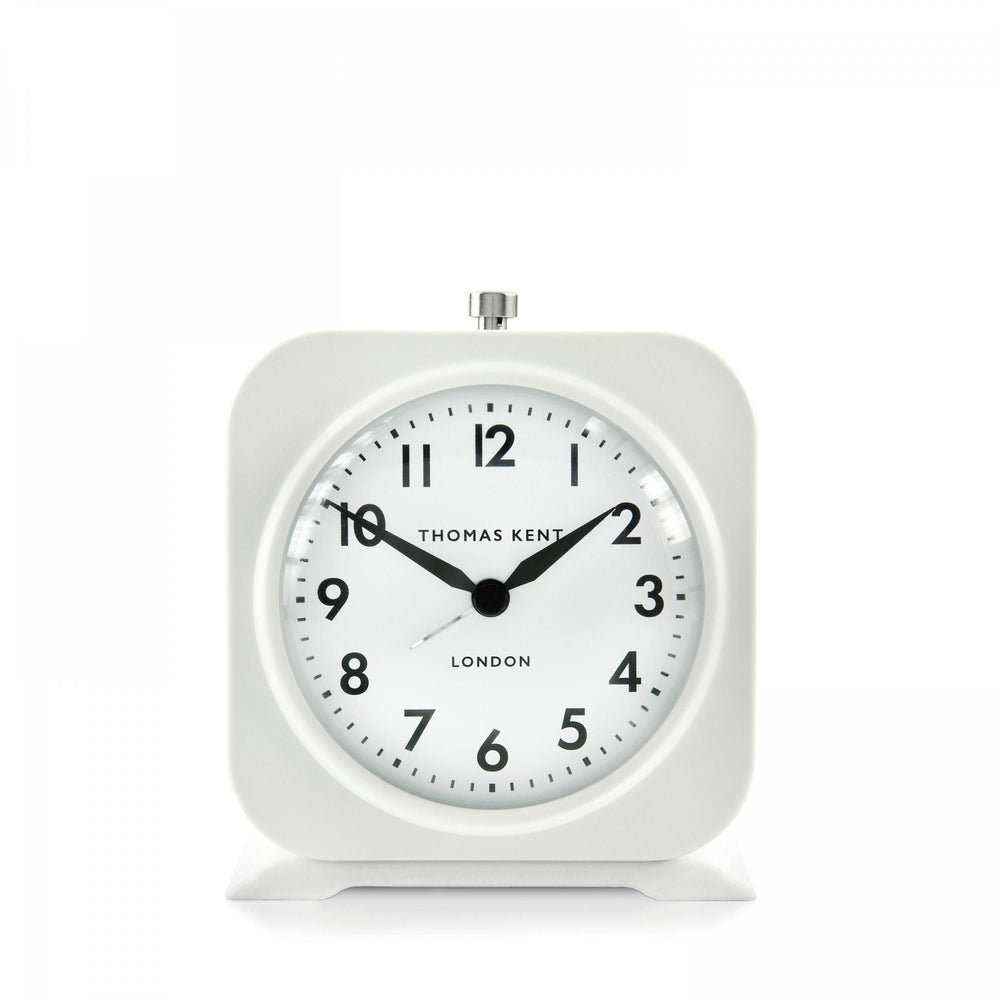 Thomas Kent London. Finch Alarm Clock Snowberry White *NEW* - TheArtistsQuarter