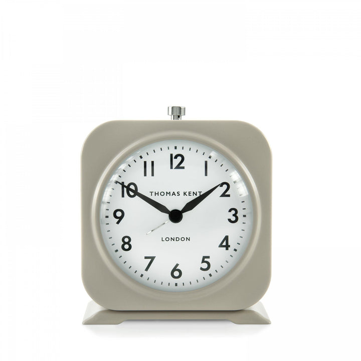 Thomas Kent London. Finch Alarm Clock Taupe *NEW* - TheArtistsQuarter