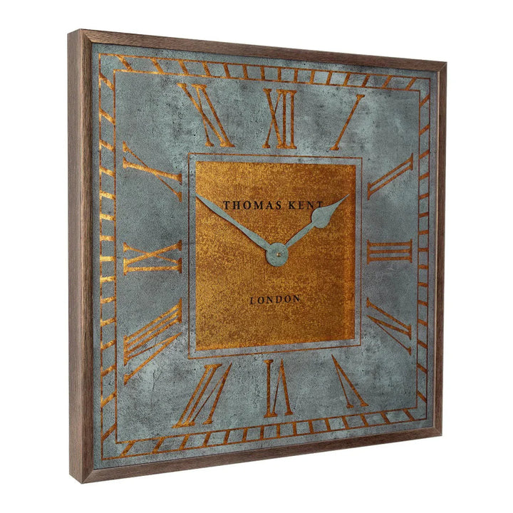 Thomas Kent London. Florentine Square Wall Clock Gold *PRE-ORDER DELIVERY LATE JUNE* - TheArtistsQuarter