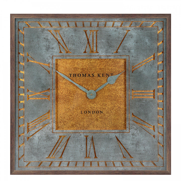Thomas Kent London. Florentine Square Wall Clock Gold *PRE-ORDER DELIVERY LATE JUNE* - TheArtistsQuarter