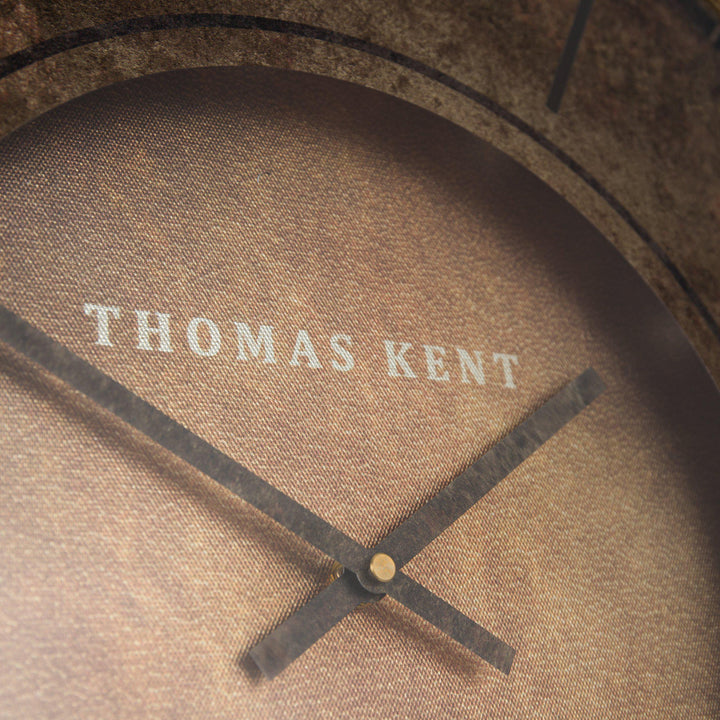 Thomas Kent London. Florentine Wall Clock 21" (53cm) Leather - TheArtistsQuarter