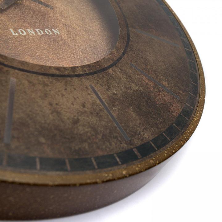 Thomas Kent London. Florentine Wall Clock 21" (53cm) Leather - TheArtistsQuarter