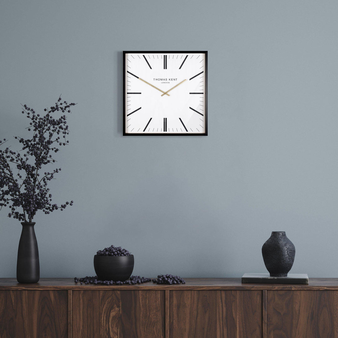 Thomas Kent London. Garrick Wall Clock 16" (40cm) White *PRE-ORDER DEL MID MAY* - TheArtistsQuarter