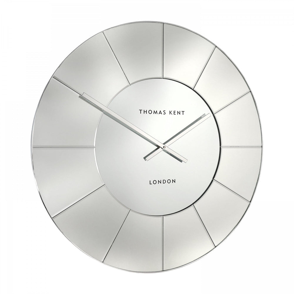 Thomas Kent London. Hamilton Grand Wall Clock Mirrored 32" *NEW* - TheArtistsQuarter