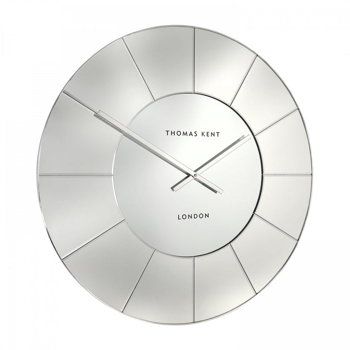 Thomas Kent London. Hamilton Grand Wall Clock Mirrored 32" *NEW* - TheArtistsQuarter