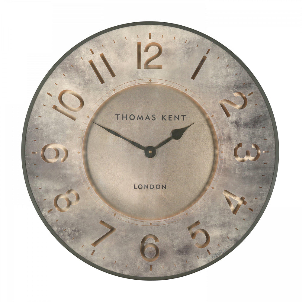 Thomas Kent London. Harvest Wall Clock Gold 21" *NEW* - TheArtistsQuarter
