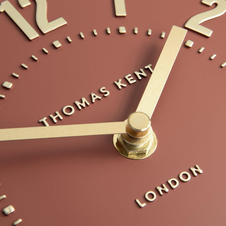Thomas Kent London. Mulberry Mantel Clock 6" (15cm) Auburn - TheArtistsQuarter