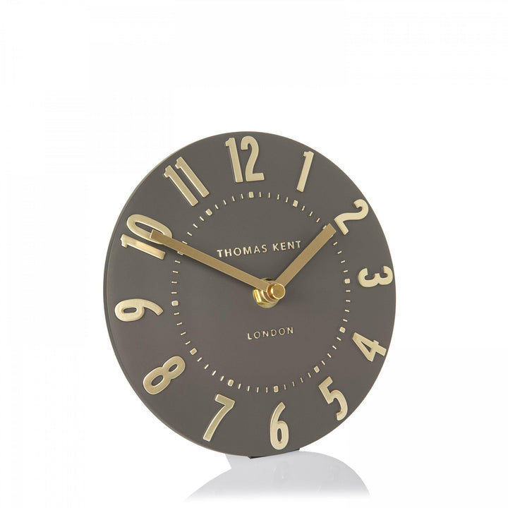 Thomas Kent London. Mulberry Mantel Clock 6" (15cm) Espresso *NEW* - TheArtistsQuarter