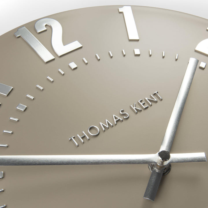 Thomas Kent London. Mulberry Wall Clock 12" (31cm) Mocha *NEW* - TheArtistsQuarter