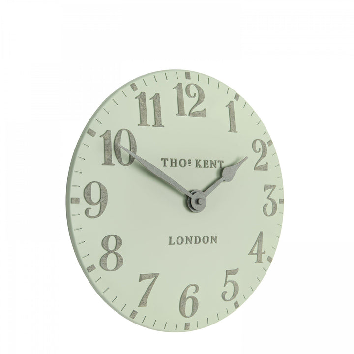 Thomas Kent London. Mulberry Wall Clock 12" (31cm) Pearl Green *NEW* - TheArtistsQuarter