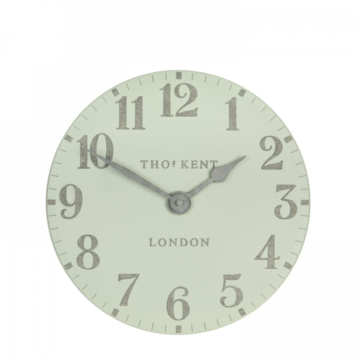 Thomas Kent London. Mulberry Wall Clock 12" (31cm) Pearl Green *NEW* - TheArtistsQuarter