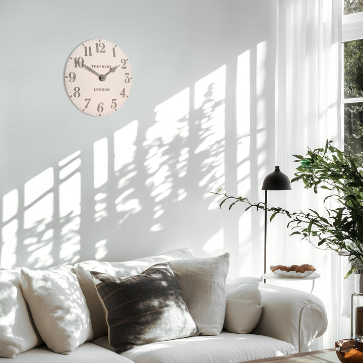 Thomas Kent London. Mulberry Wall Clock 12" (31cm) Shy Pink *NEW* - TheArtistsQuarter