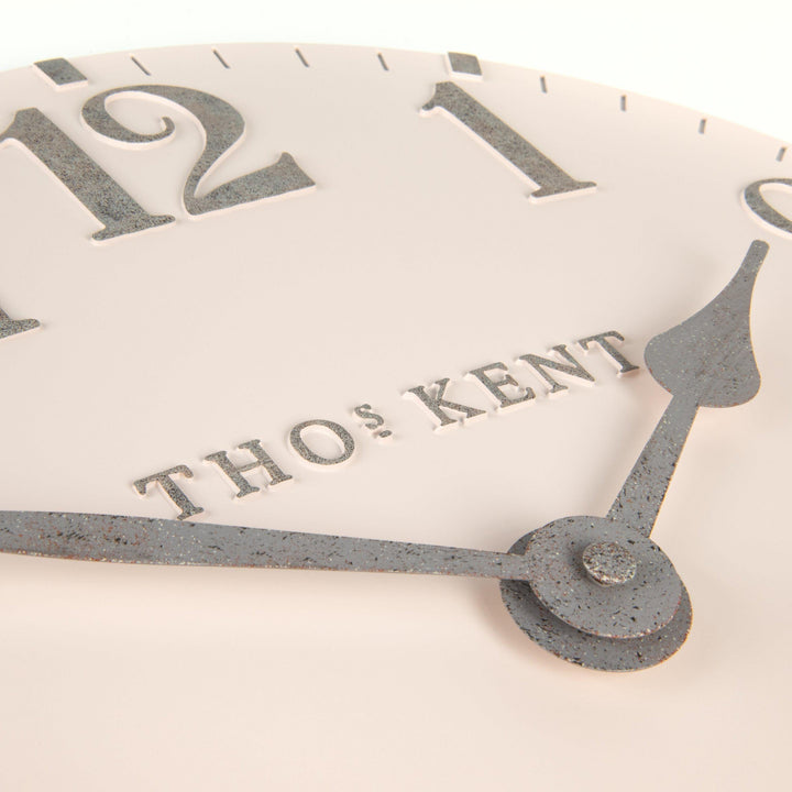 Thomas Kent London. Mulberry Wall Clock 12" (31cm) Shy Pink *NEW* - TheArtistsQuarter