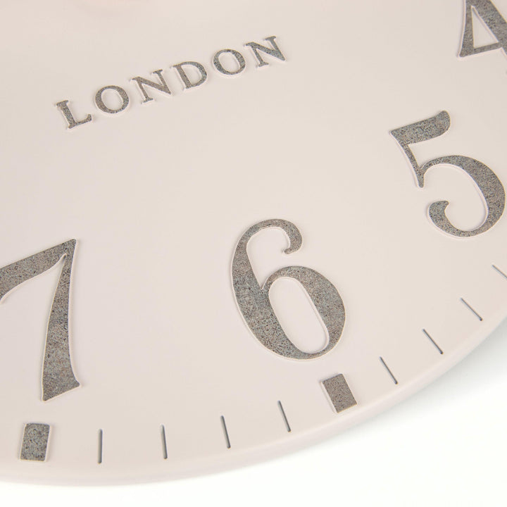 Thomas Kent London. Mulberry Wall Clock 12" (31cm) Shy Pink *NEW* - TheArtistsQuarter
