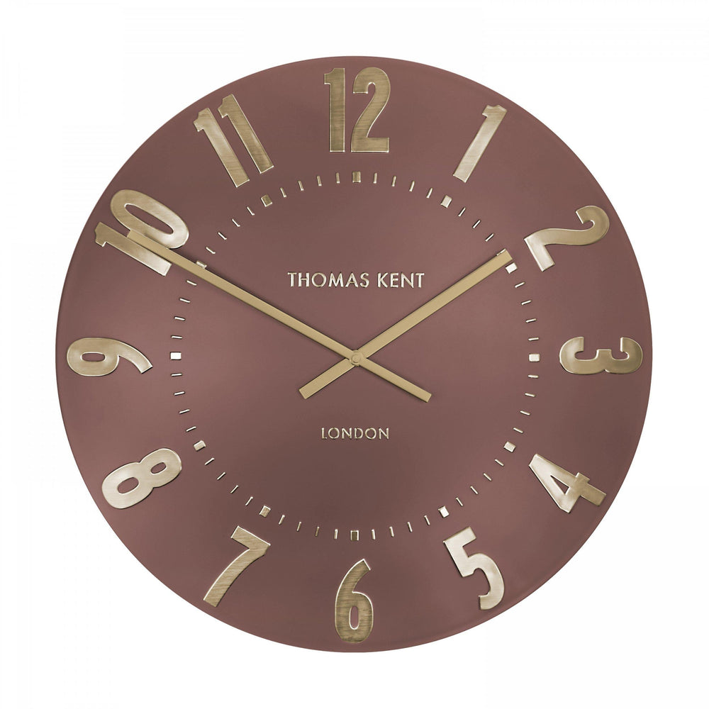 Thomas Kent London. Mulberry Wall Clock 20" (51cm) Auburn *NEW* - TheArtistsQuarter