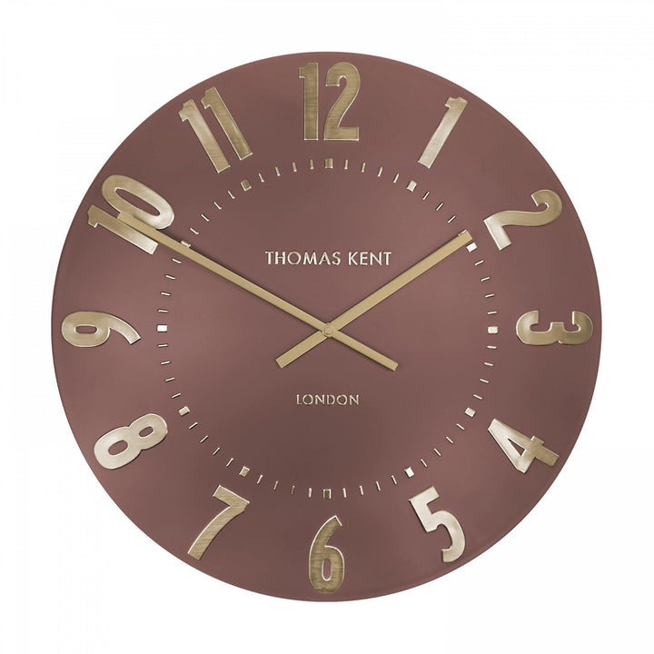 Thomas Kent London. Mulberry Wall Clock 20" (51cm) Auburn *NEW* - TheArtistsQuarter