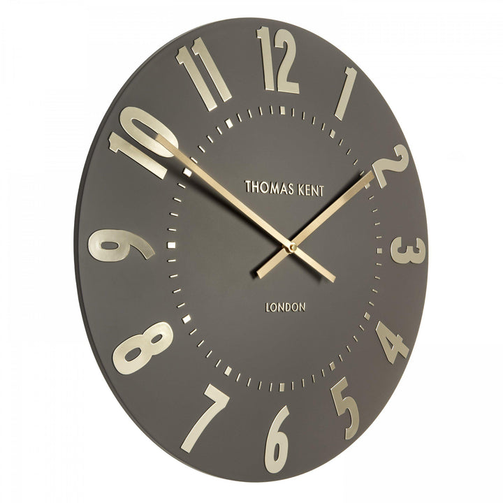 Thomas Kent London. Mulberry Wall Clock 20" (51cm) Espresso *NEW* - TheArtistsQuarter