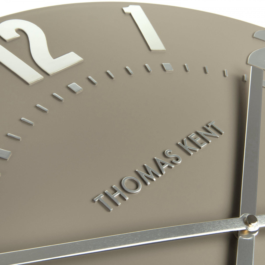Thomas Kent London. Mulberry Wall Clock 20" (51cm) Mocha *NEW* - TheArtistsQuarter