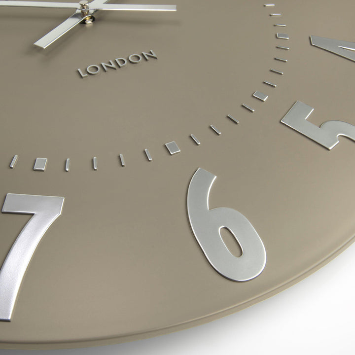 Thomas Kent London. Mulberry Wall Clock 20" (51cm) Mocha *NEW* - TheArtistsQuarter