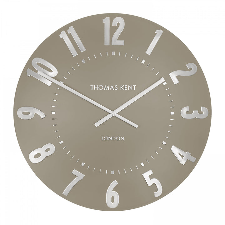 Thomas Kent London. Mulberry Wall Clock 20" (51cm) Mocha *NEW* - TheArtistsQuarter