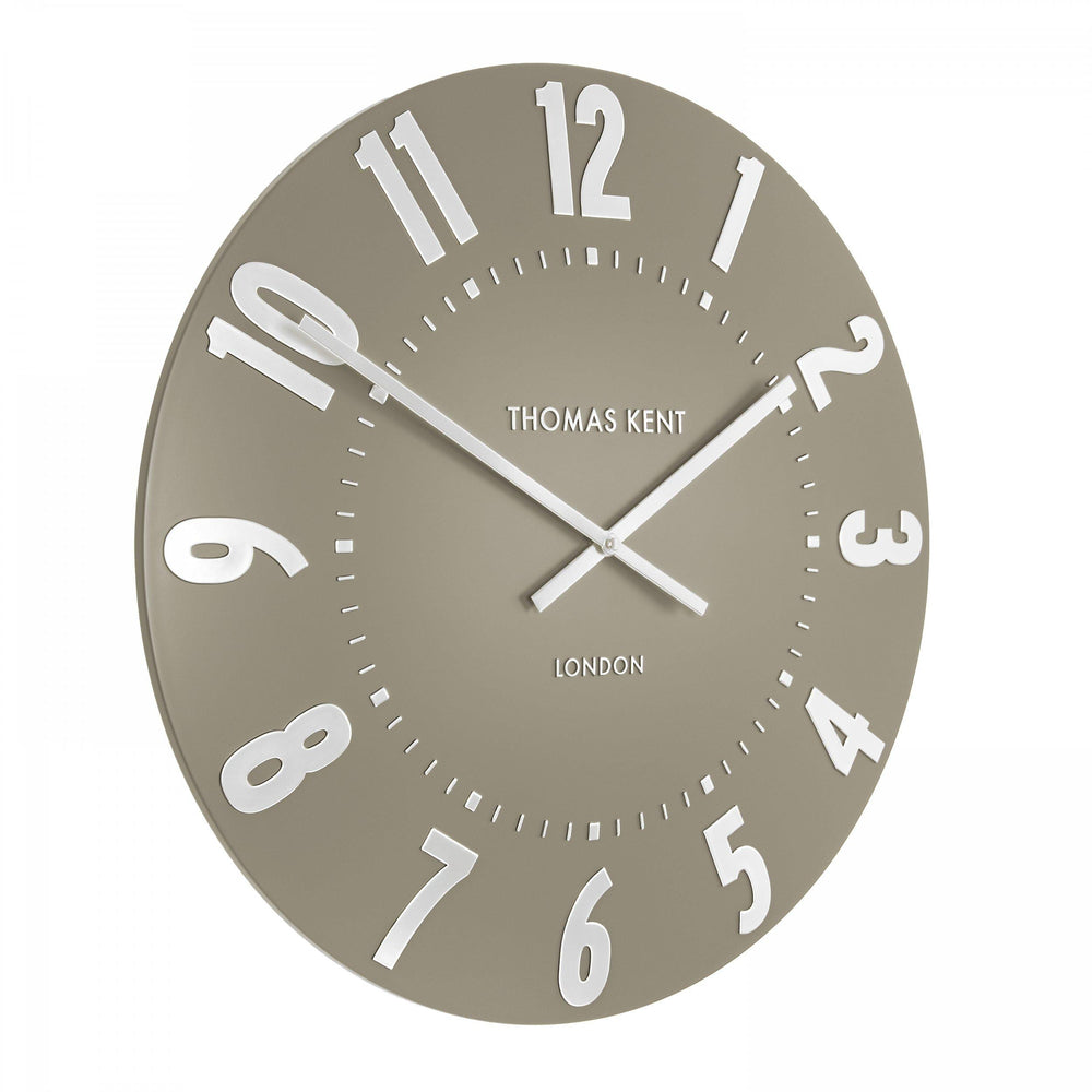 Thomas Kent London. Mulberry Wall Clock 20" (51cm) Mocha *NEW* - TheArtistsQuarter