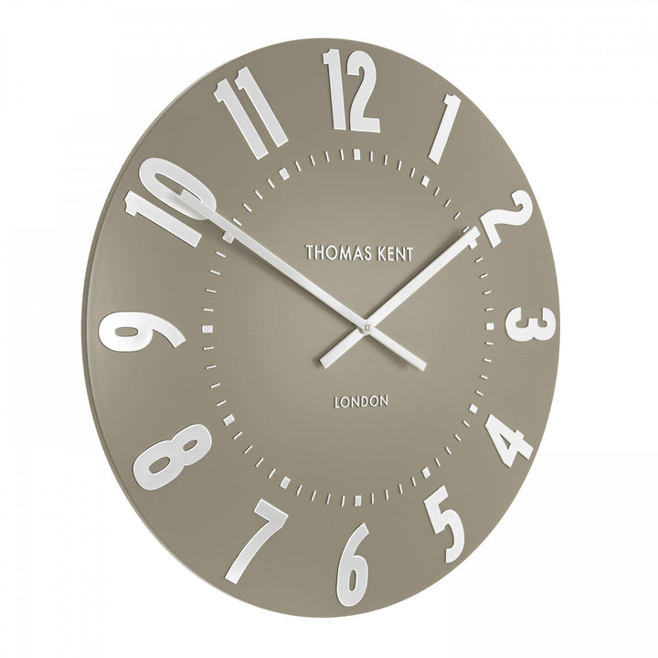 Thomas Kent London. Mulberry Wall Clock 20" (51cm) Mocha *NEW* - TheArtistsQuarter