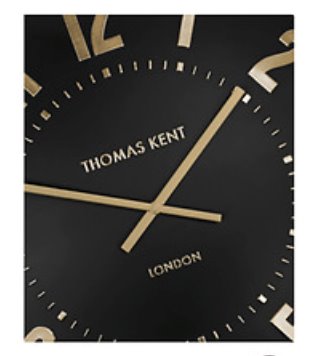 Thomas Kent London. Mulberry Wall Clock 20" (51cm) Noir - TheArtistsQuarter