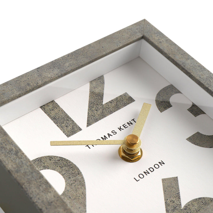 Thomas Kent London. Nordic Mantel Clock Green *NEW* - TheArtistsQuarter