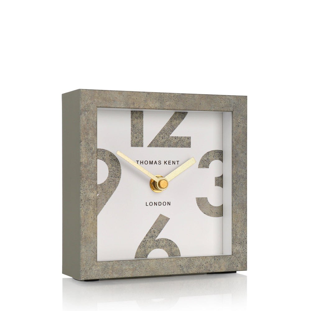 Thomas Kent London. Nordic Mantel Clock Green *NEW* - TheArtistsQuarter