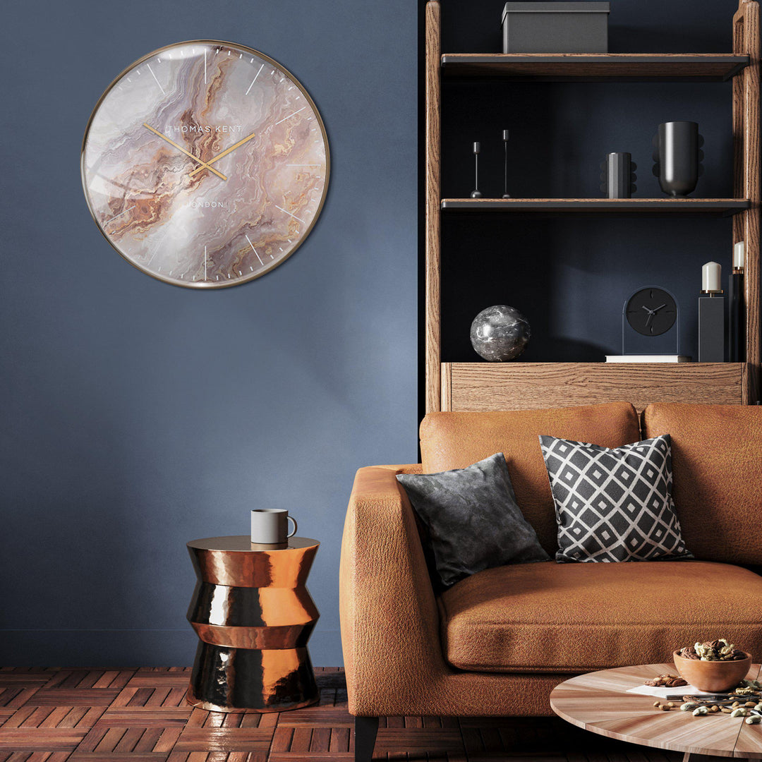 Thomas Kent London. Oyster Grand Wall Clock Bronze *PRE-ORDER DEL EARLY JULY* - TheArtistsQuarter
