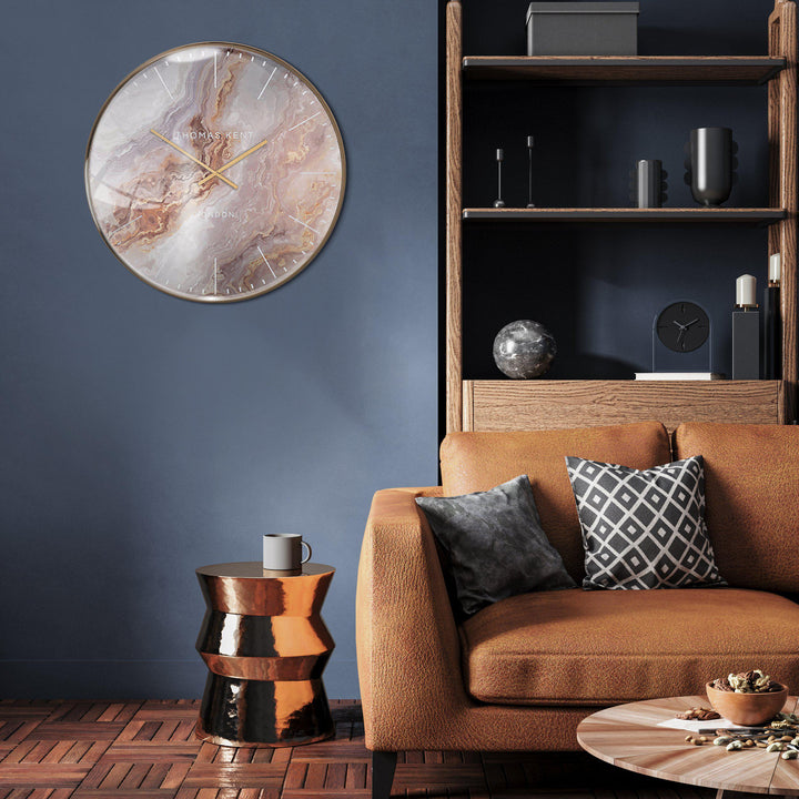 Thomas Kent London. Oyster Grand Wall Clock Bronze *PRE-ORDER DEL EARLY JULY* - TheArtistsQuarter