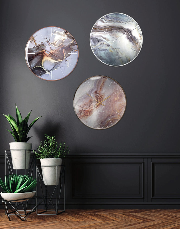 Thomas Kent London. Oyster Grand Wall Clock Bronze *PRE-ORDER DEL EARLY JULY* - TheArtistsQuarter