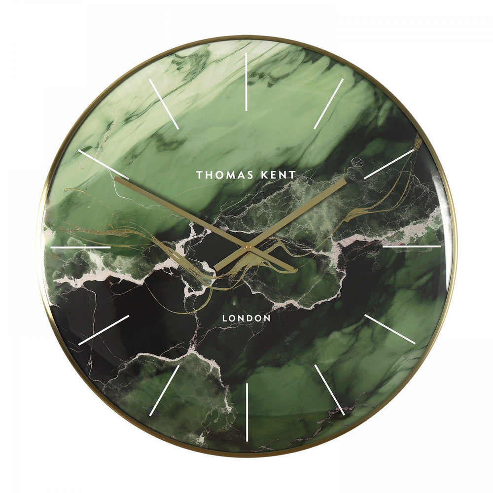 Thomas Kent London. Oyster Wall Clock Emerald 26" *NEW* - TheArtistsQuarter