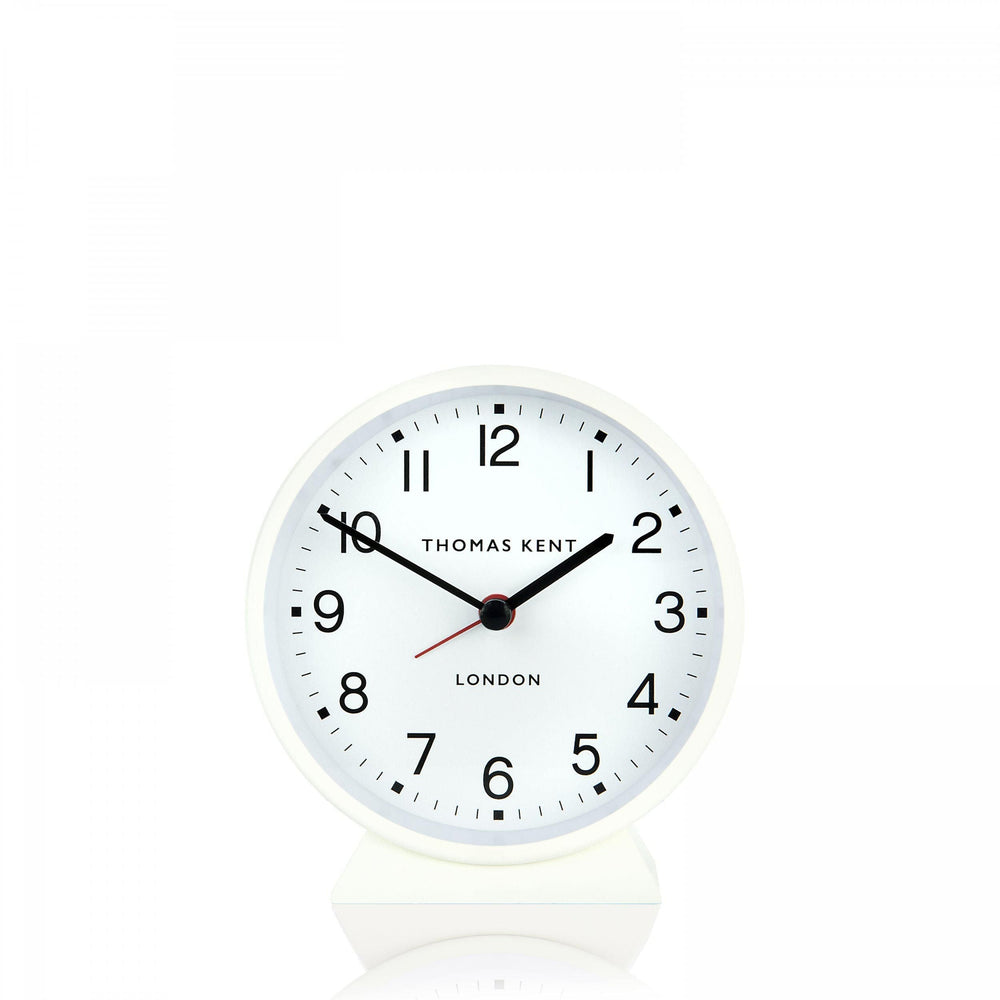 Thomas Kent London. Puffin Alarm Clock Snowberry White *NEW* - TheArtistsQuarter