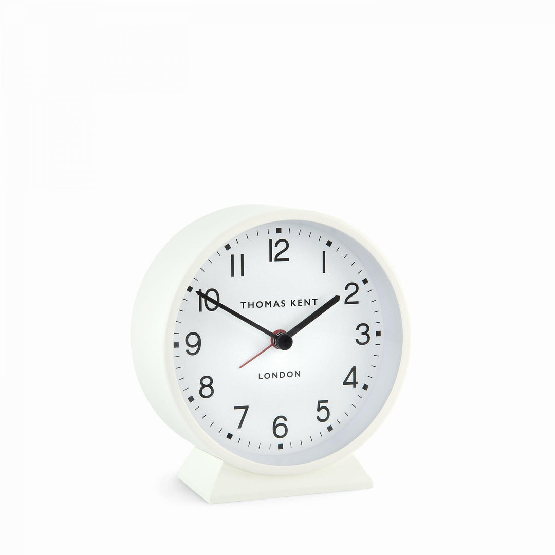 Thomas Kent London. Puffin Alarm Clock Snowberry White *NEW* - TheArtistsQuarter