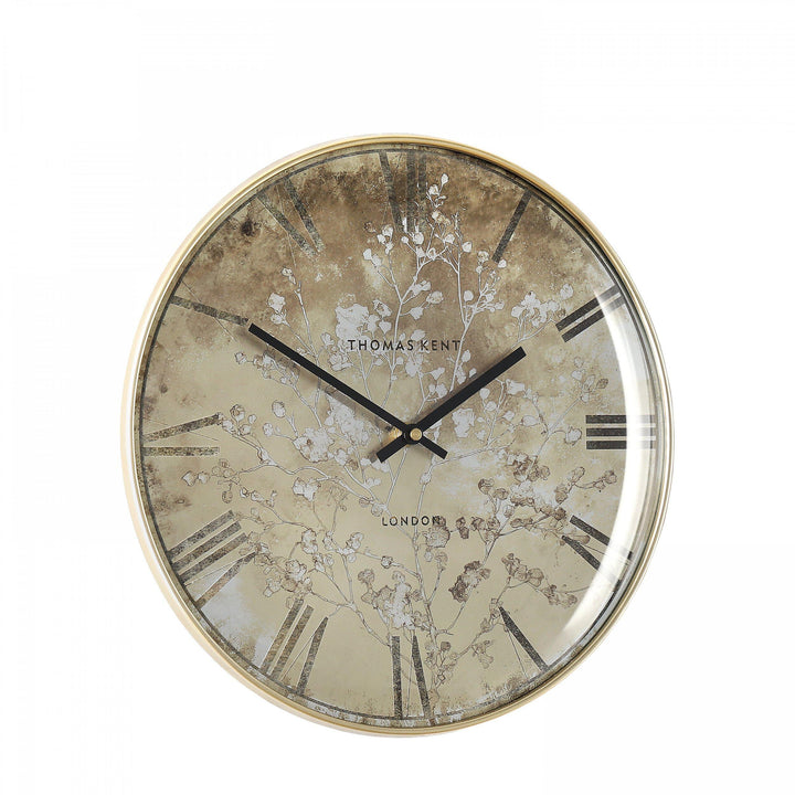 Thomas Kent London. Roma Wall Clock 14" Gold *NEW* - TheArtistsQuarter