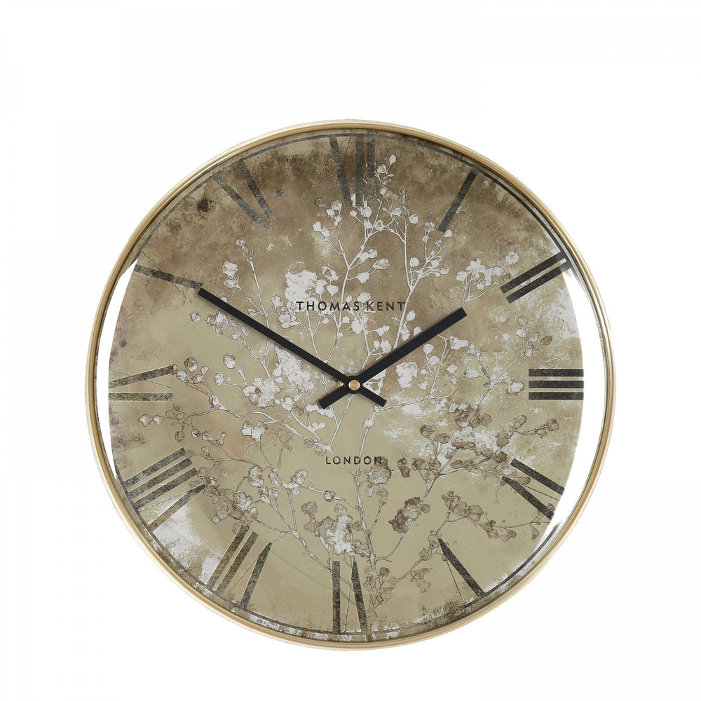 Thomas Kent London. Roma Wall Clock 14" Gold *NEW* - TheArtistsQuarter