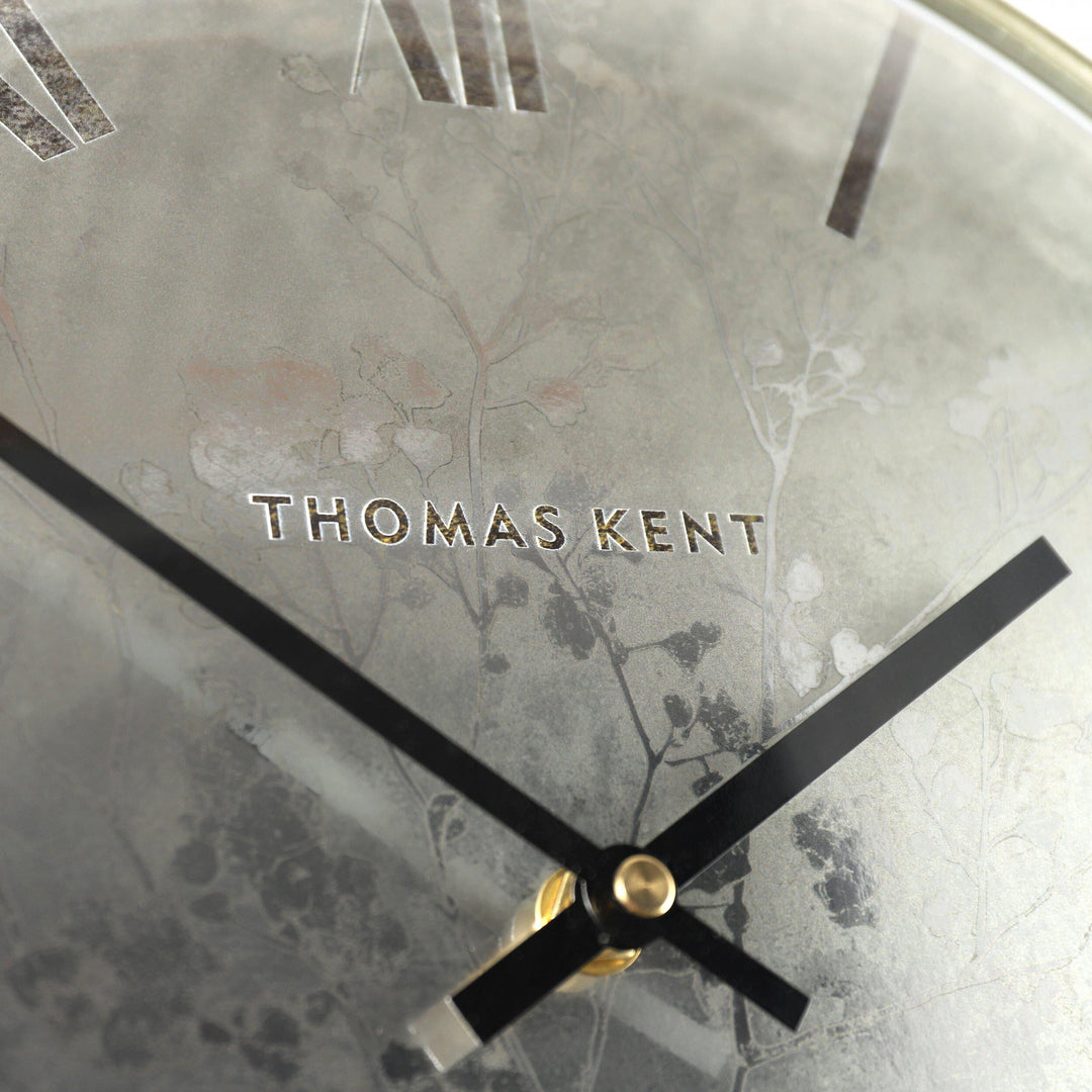 Thomas Kent London. Roma Wall Clock 14" Silver *NEW* - TheArtistsQuarter