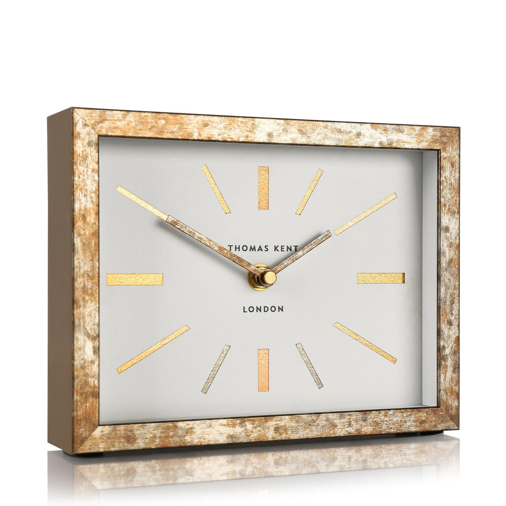Thomas Kent London. Smithfield Mantel Clock Bronze *NEW PRE-ORDER DEL MID MAY* - TheArtistsQuarter